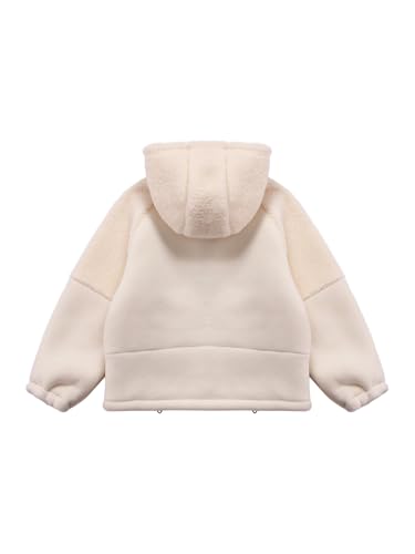 Kids Boys Full Zip Up Hooded Solid Sweatshirt Winter Warm Fleece Hoodies Jacket Windproof Outerwear4