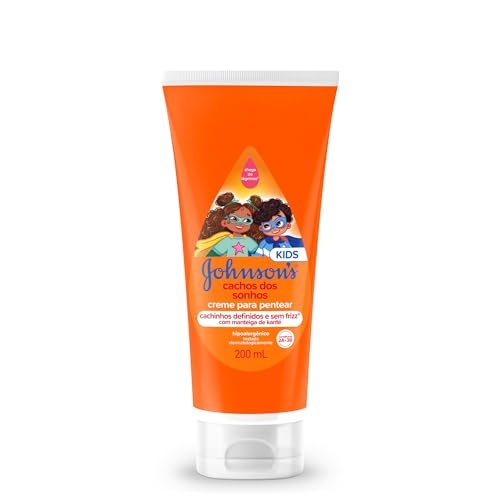 Johnson's Baby Creme Para Pentear Infantil Para Cabelos Cacheados Cachos Dos Sonhos,200ml Johnson's Baby Creme Para Pentear Infantil Para Cabelos Cacheados Cachos Dos Sonhos,200ml