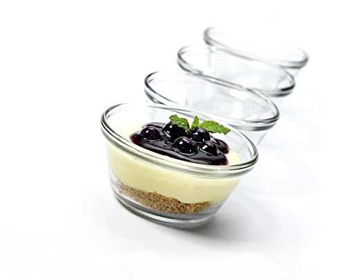 Anchor Hocking 6-Ounce Glass Custard Cups (4-Piece, Tempered Tough For Oven, Fridge, And Freezer) - (Pack Of 4, 16 Count Total) #TOP3
