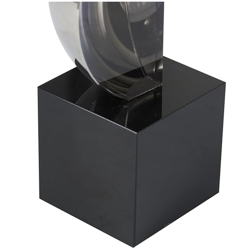 Escultura decorativa geométrica de cristal Deco 79 16.2 in alto miniatura 6