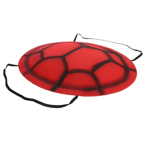 KICHOUSE Caparazón de Tortuga EVA Rojo Ligero para Disfraz de Halloween y Carnaval Mochila Simulada para Adultos Accesorio Versátil para Cosplay y Fiestas de Disfraces