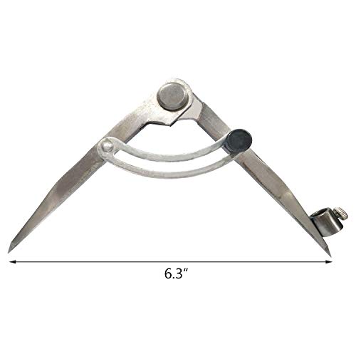 Compass for Woodworking,8 Inch Compass with Wing and Pencil Holder,Large Compass for Geometry,Compass Drawing Tool,Woodworking Compass,Pencil Compass for Carpenter,Drawing Compass,Drafting Compass