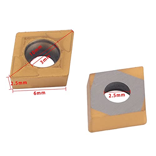 Juego de herramienta para torno SCLCR1212H06 con porta y 10 insertos de carburo miniatura 3