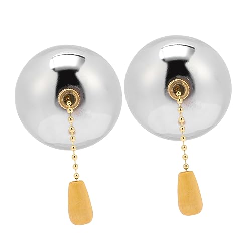 HAMPPLIES 2 piezas Cadena de para Lámpara y Ventilador de Techo Cuerda de Repuesto Cromada Interruptor de Tira Durable y Fácil de Usar para Decoración y Reparación