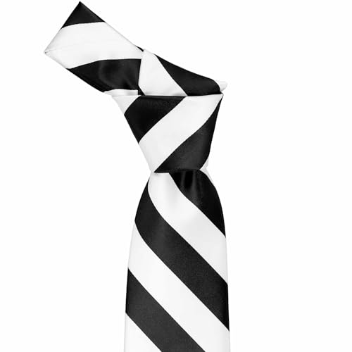 Image of tiemart Men's Striped Tie Standard Length