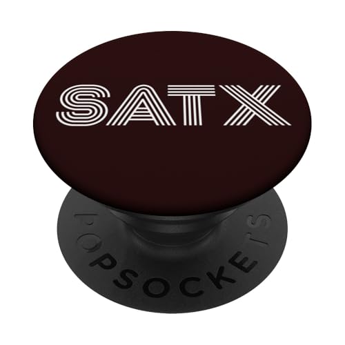 SATX San Antonio TX Design rétro PopSockets PopGrip Adhésif