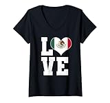 Photo Gallery donna love mexico design viva mexico heritage maglietta con collo a v Photo Gallery donna love mexico design viva mexico heritage maglietta con collo a v