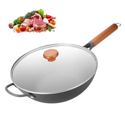 Titanium Wok, Titanium Pan con Tapa 13.39 in miniatura 1
