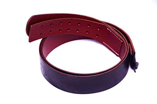 German WWI Black Leather Equipment Belt