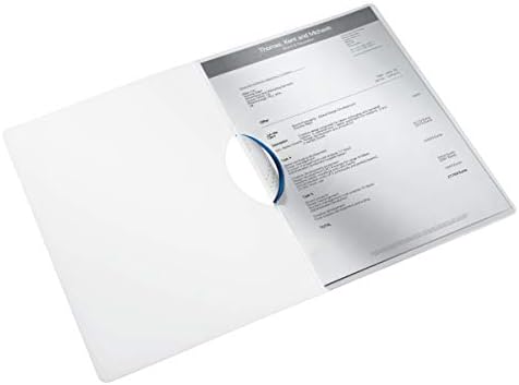 Leitz 41850036 WOW A4 ColorClip Sıkıştırmalı Dosya, Metalik Mavi - Görsel 2