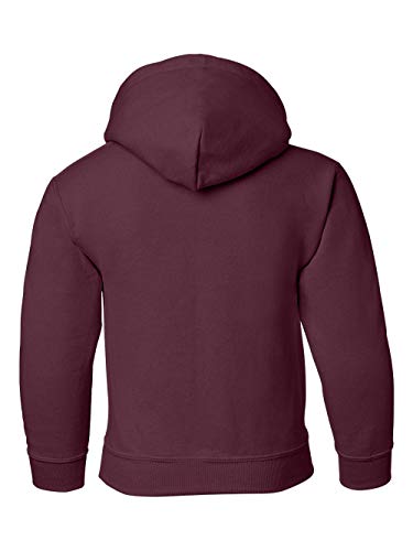 Gildan Youth Hooded Sweatshirt, Style G18500B Maroon3