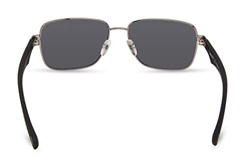 Image of Timberland Men's TBA9265 Polarized Rectangular Sunglasses