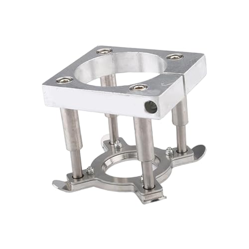 BLWOTMOR Plato de Presión Automático para Máquinas de Grabado, Repuesto, Accesorio Profesional, Soporte de Husillo, 80 mm