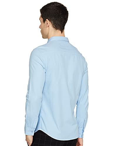 Image of Spykar Men's Solid Slim Fit Shirt