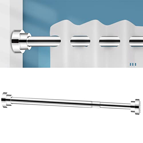 Semme Semme Barra de Armario de Acero Inoxidable - Perforadora - Solución de Secado de Ropa Retráctil para Organización de Dormitorios y Baños (25 Tubos 55‑85cm) (25 Tubos 55‑85cm) ((22