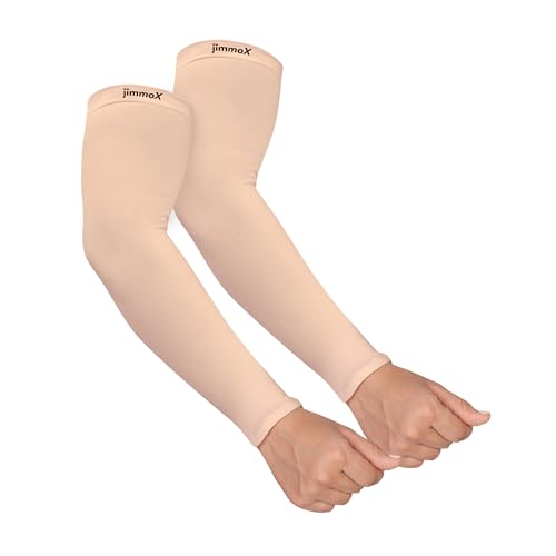 Image of Arm Sleeves for Men & Women, Sun Protection & UV Compression Hand Sleeves for Cycling, Running, Outdoor Sports & Activities, Hand Cover for Bike Riding