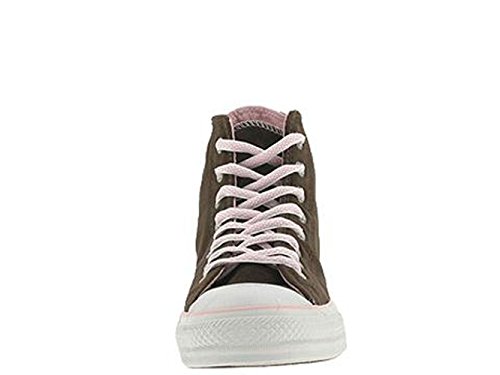 Converse Chuck Taylor All Star High Top Sneaker (11 USA Men's/13 USA Women's, Choc/Pink)
