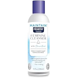 1 of Maintain by Monistat Boric Acid Feminine Wash, Fragrance-Free, 10 Fl Oz | Intimate Wash for Women, Gentle pH-Balanced Formula, Cleanses Away Odor & Discharge, Non-Irritating