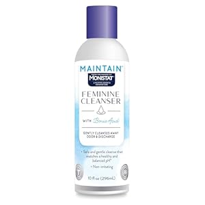 Monistat Boric Acid Feminine Cleanser, Fragrance Free Feminine Wash, 10 Fl Oz, 1 Pack
