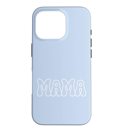 �u���[ - Mama ���g�� �o�u������ �O���[���B�[�n�[�g �X�}�z�P�[�X iPhone 16 Pro �p