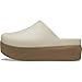 Crocs Women Dylan Platform Clog, Mule Platform Shoes, Frappe/Latte, 9 Medium