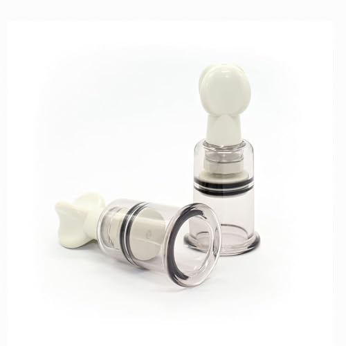 Estimulador de Mamilos E Clitóris com Sucção e Pressão Para Massagem Unissex em Acrílico Transparent