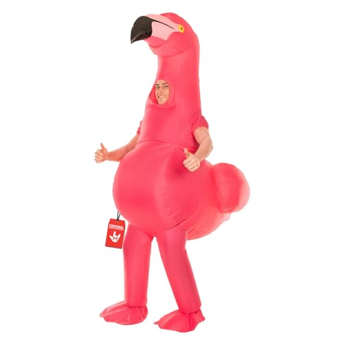 Morph Disfraz Flamenco Adulto, Disfraces Hinchables, Traje Inflable Adulto, Disfraz Carnaval y Halloween