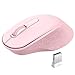 Produktbild VicTsing Maus Klein, 2.4G Laptop Maus mit EIN/aus-Schalter, 1600 DPI, Tragbare Computermaus mit 18 Monate Akkulaufzeit für PC Laptop Tablet, Pink
