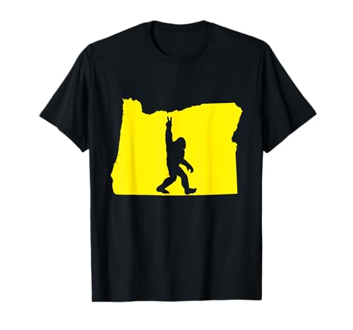 Bigfoot Peace Sign Oregon Bigfoot Camiseta