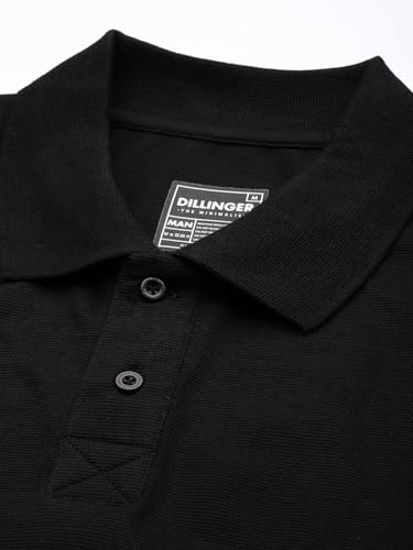 Image of Dillinger Men Oversized Long Sleeve Polo Tshirt