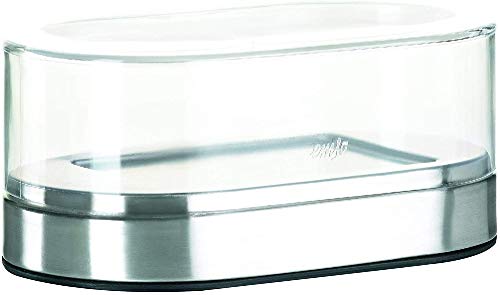 Emsa 508528 Accenta Portaburro, Acciaio, Argento