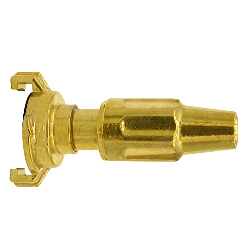 VARIOSAN Schnellkupplung Spritzdüse 12456, 3/4', Messing blank, System Geka