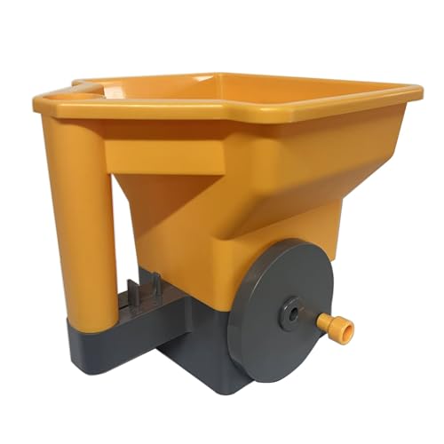 Manual Crank Adjustable Garden Spreader miniatura 5