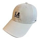Damen Baseball Cap Kaufen Sie eine Baumwollmütze mit aufgesticktem LA-Staatsakronym Cap 2017 (Grey, One Size)