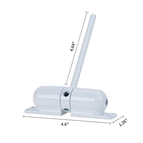 Honesaloc Safety Spring Door Closer, Automatic Door Closers, Easy To Install To Convert Hinged Doors To Self-Closing - White #TOP3