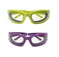 CHUANGOU 2pcs Onion Glasses, Onion Protective Glasses for Cutting Onions, Onion Goggles Anti-Spicy Onion Cutout Protective Glasses