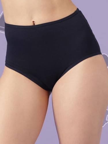 Image of Clovia Chuddy Buddies Cotton Printed Back Hipster Panties for Women Combo -Pack of 3- Multicolor
