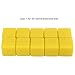 oceanside Blank Dice Set 30 Pcs 16mm Dice Set Six Sided Blank Dice Write On Cubes Game for Math Teaching Education(#2)