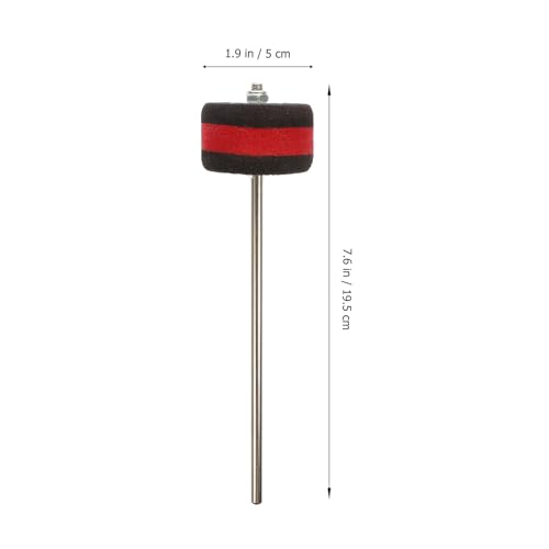 Pedal de Batería Profesional ERINGOGO Negro-Rojo miniatura 2