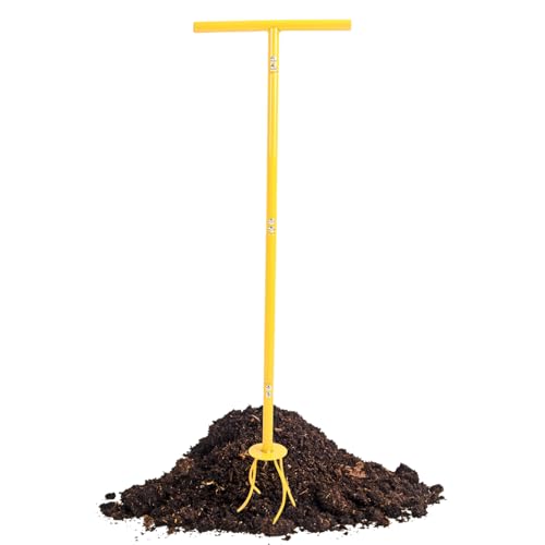 Manual de cultivador giratorio de jardín – Cultivador giratorio de jardín | Herramienta de garra de jardín | Herramientas de mano de jardinería desmontable Herramienta de jardín | Cultivador giratorio