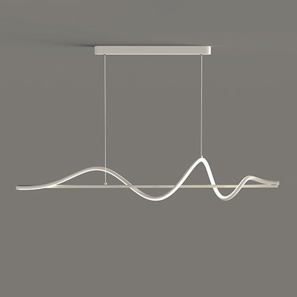 Suspension LED vague à intensité réglable pour supprimer la fatigue visuelle au bureau