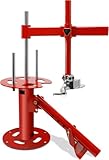 Krysolad Manual Motorcycle Tire Changer Machine, Portable Tire Changer with Duck Head, 4''-21'' Tire Change, Fit for Cars, Street Bike, Trailer, ATV, Truck,SUV