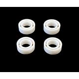 【安心・日本企業保証】セラミックベアリング スピニング ベイトリール改造部品 内径4mm×外径7mm×幅2.5mm (検索用 74ZZ SMR74ZZ ダイワ DAIWA ABU)(４個セット)