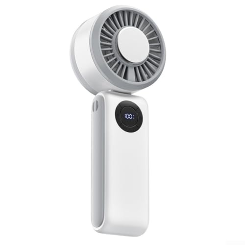 Sileduove Mini ventilador turbo fácilmente recargable diseñado para proporcionar una refrigeración cómoda en cualquier lugar (blanco)