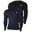 2 Pack: Black+navy Blue