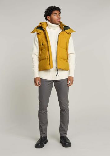 G-Star RAW Men's G-Whistler Padded Hooded 2.0 Vest, Gelb (dk Spice D25346-D518-8171), L 3