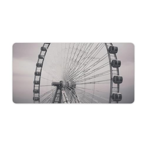Protector de escritorio gris Ferris Wheel 30x60 cm miniatura 1