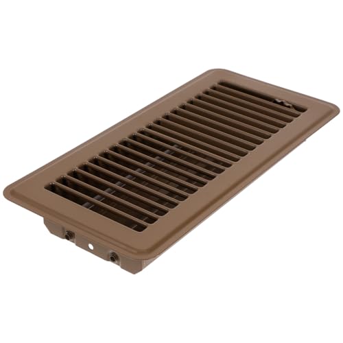 DOITOOL Grille Aération Sol 29,6 X 14,3 X 3,5cm Plaque De Ventilation Bouches D'aération Au Sol Grille De Ventilation