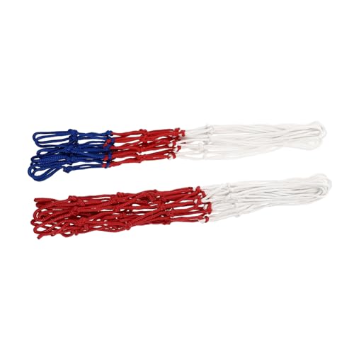 VANZACK 2pcs Sturdy Basketball Net Durable Professional Ball Mesh for Use Easy Installation for Home Gyms and Sports Facilities