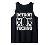 Detroit Techno House Music Festival Style Love EDM DJ Tank Top